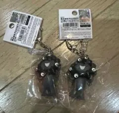 【限定】 黒ミャクミャク　立体キーホルダー 2個　関西万博　新品未開封 PVC