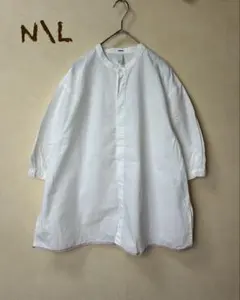 NATURALLAUNDRY バンドカラーブラウス　2 ナチュラルランドリーのサムネイル