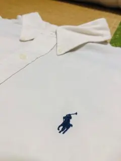 激レア　RALPH LAUREN ボタンダウン BD ベージュ　ミルクアイボリー