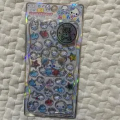 国内正規品　あわわちゃん 光るジュエルプチドロップシール　ストーンつき