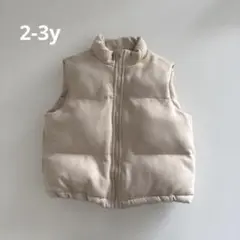 スウェードベスト　2-3y(92-98cm)