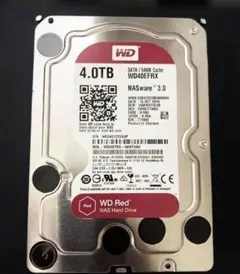 新品未開封✨ WD RedPlus 4TB HDD ハードディスク ウエスタンデジタル WD Red Plus 4TB NAS用HDD