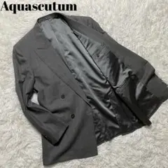 Aquascutum アクアスキュータム　ダブルテーラードジャケット　グレーのサムネイル