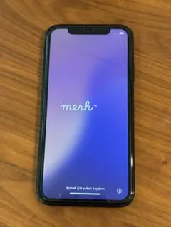iPhone XR ブラック 画面傷あり 箱アリ - メルカリ