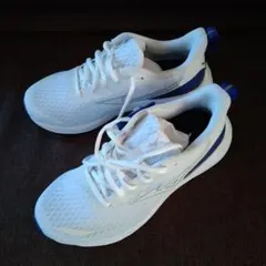 ホワイト/ブルー スニーカー レディース