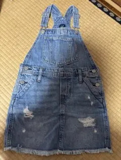 GAP KIDS デニムジャンバースカート Sサイズ