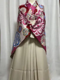 オリジナル♡着物リメイク マキシ丈ペチコート ティアードスカート 家