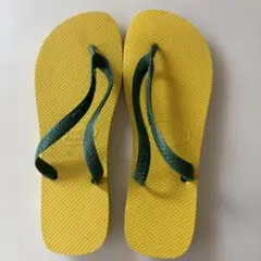 Havaianas ビーチサンダル イエロー/グリーン