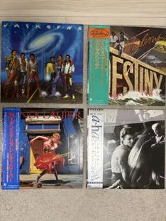 洋楽レコード 4枚　The Jacksons Cyndi Lauper a-ha