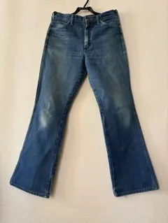 色落ち良好貴重なUSA製Wrangler ブーツカットフレアデニム 32×32