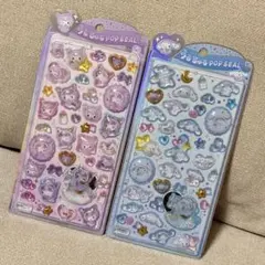 【正規品】うるちゅるポップシール クロミベビー シナモロールベビー 2枚セット①