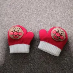 バンダイ アンパンマン 手袋 K-KG 赤/白
