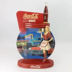 コカコーラ アメリカンダイナーウェートレス 50s フィギュア ＆ プレート