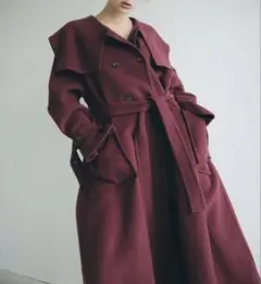 2025年最新】snidel スナイデル ビッグカラーリバーウールコート