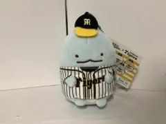 すみっコぐらし　阪神タイガースコラボ　とかげ　ぬいぐるみキーチェーンマスコット