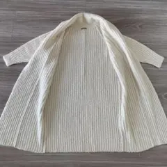 theory luxe ロングニットコート ロングニットカーディガン アルパカ