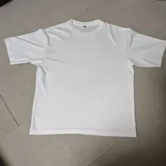 UNIQLO AIRism コットンオーバーサイズTシャツ ホワイト XLのサムネイル