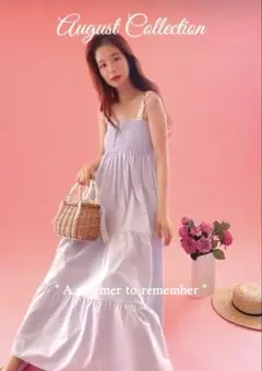 MAISON MARBLE キャミワンピース ライトブルー