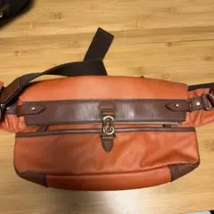 ARTPHERE ボディバッグ オレンジ×ブラウン