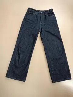 ユニクロ ワイドストレートジーンズ 23