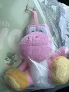 一番くじ フィギュア　ヨッシー B賞 ぬいぐるみマスコット ピンク