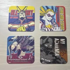 ヒロアカ　原画展　コースター　オールマイト　エッジショット　スター　トゥワイス