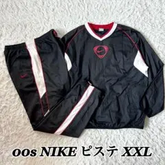 00s NIKE セットアップ ピステ メンズXXL Y2K ブラック ナイロン