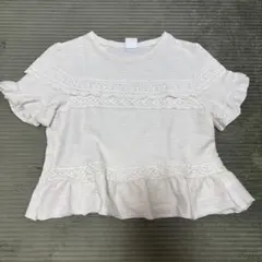 ZARA kids アイボリー フリル トップス ザラ