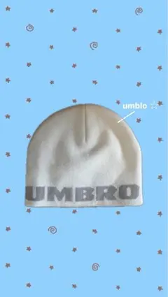 UMBRO ホワイト ニット帽