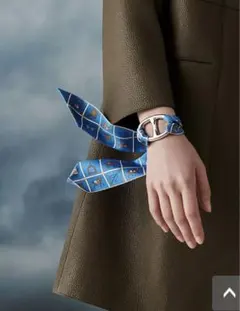 HERMES スカーフリング シェーヌダンクル