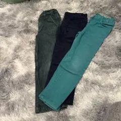 プチバトー キッズ用パンツ3点セット 100cmのサムネイル