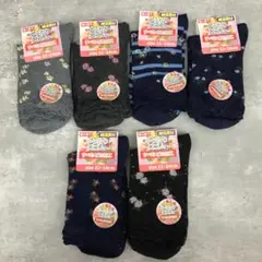 婦人用靴下 ゆったり口ゴム サイズ22～24cm 6足セット　4685