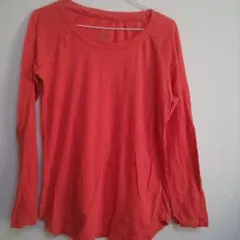 whirlration 【S】オレンジ長袖トップス