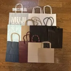 MUJI 紙袋　ショッパー　プレゼント　ラッピング　包装　12枚のサムネイル