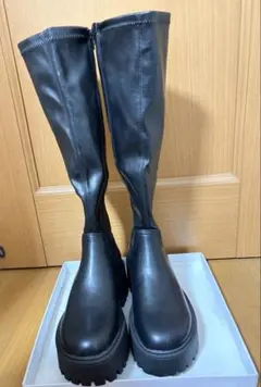 GRL ロングブーツ ブラック