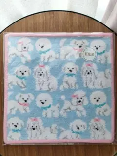 フェイラー　モフモフワンチャン　ハンカチ（WEB限定）新品