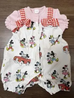 ディズニー ミッキー ミニー ロンパース