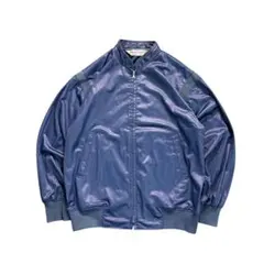 7LA1 80.90's ライトジャケット　ネイビー　ブルゾン　L 古着のサムネイル