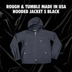 133Rough & Tumble USA製 フーデッドジャケット S 黒 - メルカリ