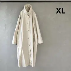 希少 ユニクロ U ライトロングコート ナチュラル XL トレンド