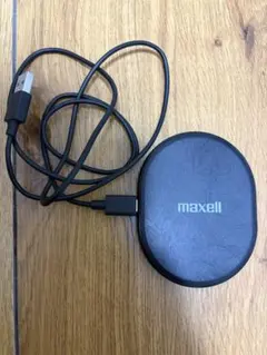 maxell ワイヤレス充電器 本体 ブラック