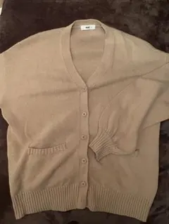 WEGO ベージュ カーディガン