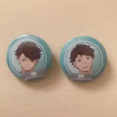 最終価格　ハイキュー 及川徹 作戦盤缶バッジ A