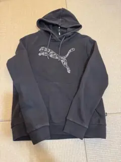 プーマ　パーカー　スウェット　黒のサムネイル