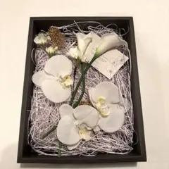 胡蝶蘭 髪飾り　和装前撮り 結婚式 成人式 七五三 卒業式