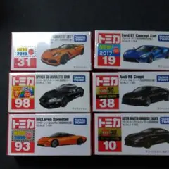 トミカ　外車初回特別仕様　６台セット