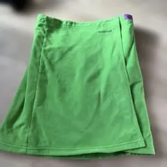 mont-bellシャミース ラップスカート リバーシブルスカート S 緑 紫