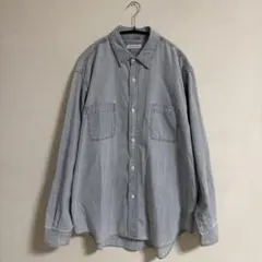 FREAK’S STORE フリークスストア 長袖シャツ デニム ブルー L