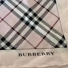 BURBERRY チェック柄 シルクスカーフ