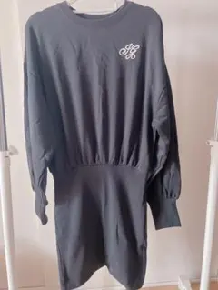 ☆新品未使用☆INGNI 胸ロゴ スウェット チュニック ワンピース Mサイズ